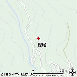 徳島県美馬郡つるぎ町半田樫尾88周辺の地図
