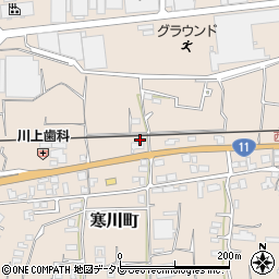 愛媛県四国中央市寒川町3748-2周辺の地図