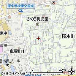 愛媛県新居浜市桜木町10周辺の地図