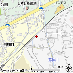 愛媛県新居浜市落神町1周辺の地図