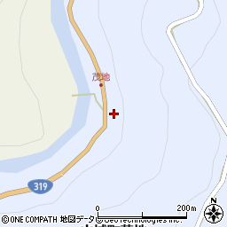 徳島県三好市山城町茂地197周辺の地図
