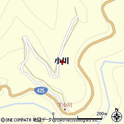 奈良県吉野郡十津川村小川周辺の地図