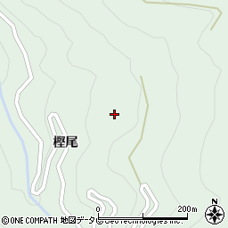 徳島県美馬郡つるぎ町半田樫尾110-2周辺の地図