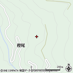 徳島県美馬郡つるぎ町半田樫尾110周辺の地図