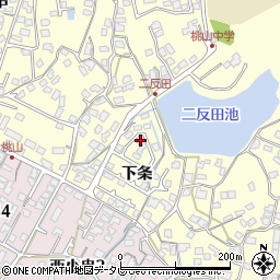 山口県宇部市小串下条591-20周辺の地図