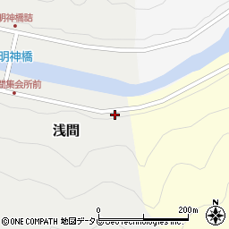 和歌山県日高郡日高川町浅間3周辺の地図