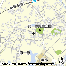 山口県宇部市東須恵第一原3036周辺の地図