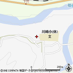 徳島県三好市池田町川崎浪会周辺の地図