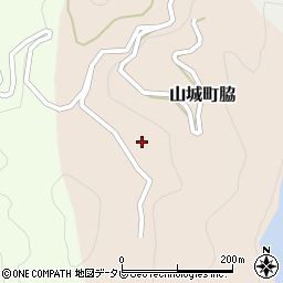 徳島県三好市山城町脇135周辺の地図