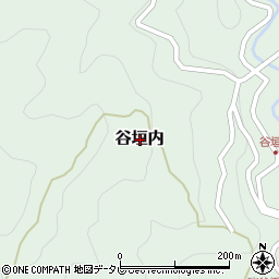 奈良県吉野郡十津川村谷垣内周辺の地図