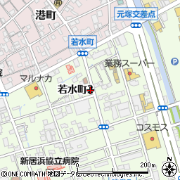 ジロー・コワフュール・ド若水店周辺の地図