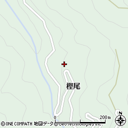 徳島県美馬郡つるぎ町半田樫尾84周辺の地図