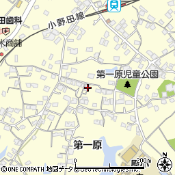 山口県宇部市東須恵第一原3032周辺の地図