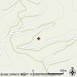 徳島県三好市池田町大利梶岡119周辺の地図