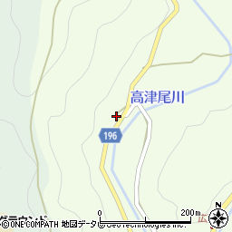 和歌山県日高郡日高川町高津尾290周辺の地図