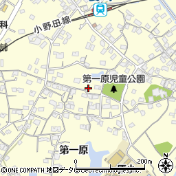 山口県宇部市東須恵第一原3017周辺の地図