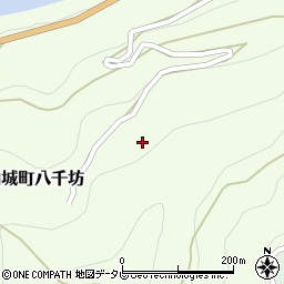 徳島県三好市山城町八千坊254周辺の地図