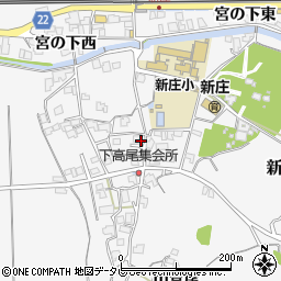 山口県柳井市新庄下富尾周辺の地図