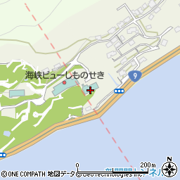 下関市 満珠荘周辺の地図