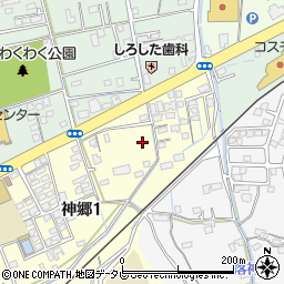 〒792-0884 愛媛県新居浜市神郷の地図