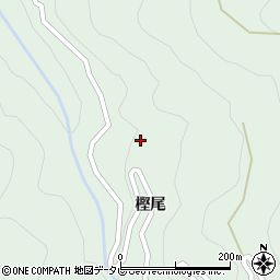 徳島県美馬郡つるぎ町半田樫尾82周辺の地図
