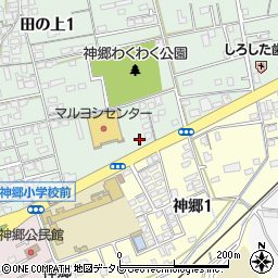 愛媛銀行川東支店周辺の地図