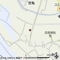 徳島県小松島市大林町宮免周辺の地図