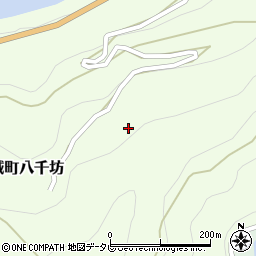 徳島県三好市山城町八千坊255周辺の地図