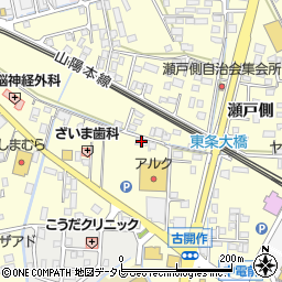 山口県柳井市古開作608周辺の地図