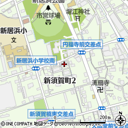 市営団地周辺の地図