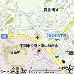 ネッツトヨタ山口下関店周辺の地図