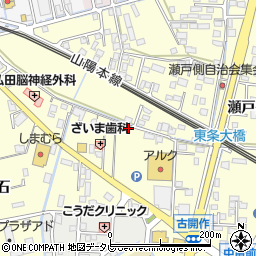 山口県柳井市古開作604周辺の地図