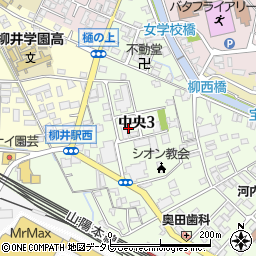 山口県柳井市中央3丁目10周辺の地図