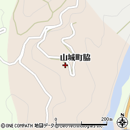 徳島県三好市山城町脇155周辺の地図