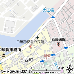 愛媛県新居浜市西町7周辺の地図