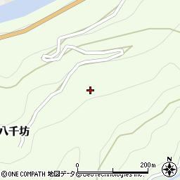 徳島県三好市山城町八千坊273周辺の地図