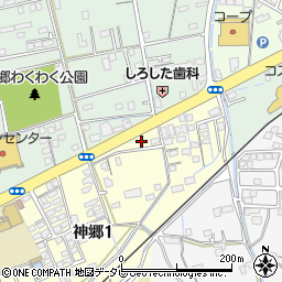 吉野家 新居浜神郷店周辺の地図