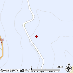 徳島県三好市山城町茂地393周辺の地図