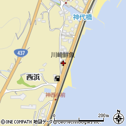 山口県柳井市神代西浜周辺の地図