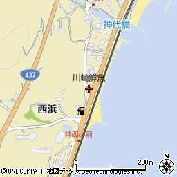 山口県柳井市神代（西浜）周辺の地図