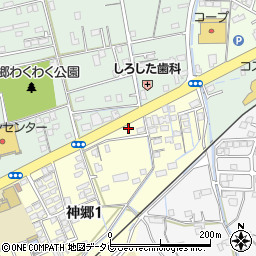吉野家新居浜神郷店周辺の地図