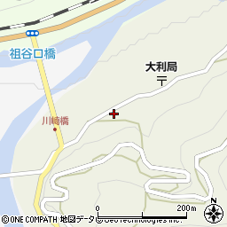 徳島県三好市池田町大利為成周辺の地図