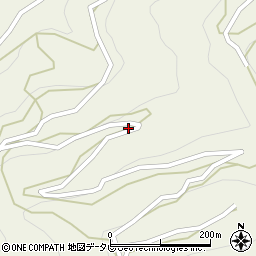 徳島県三好市池田町大利梶岡135周辺の地図