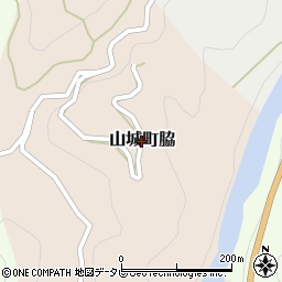 徳島県三好市山城町脇周辺の地図