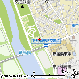 愛媛県新居浜市南小松原町1周辺の地図