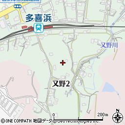 愛媛県新居浜市又野2丁目周辺の地図