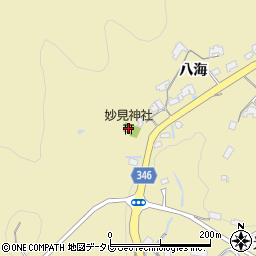 妙見神社周辺の地図