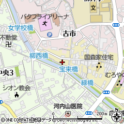 古川フルート教室周辺の地図