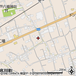 受川組倉庫周辺の地図