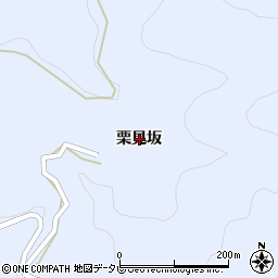 徳島県名東郡佐那河内村下栗見坂周辺の地図